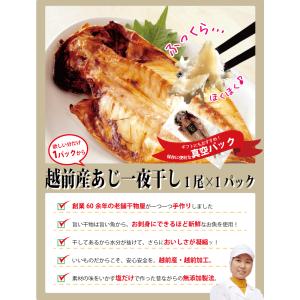アジ 干物 1尾 ×1パック あじ 鯵 真空パ...の詳細画像1