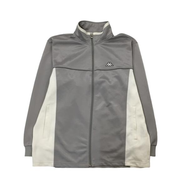 2405F-118 メンズ Kappa カッパ グレー ジャージトラックジャケット L 【送料一律！...