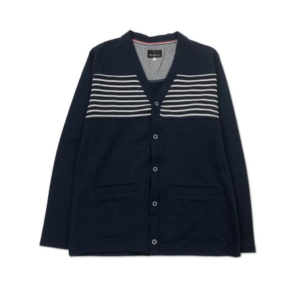 2501F-247 メンズ TK MIXPICE ティーケーミクスパイス ネイビー カーディガン L...