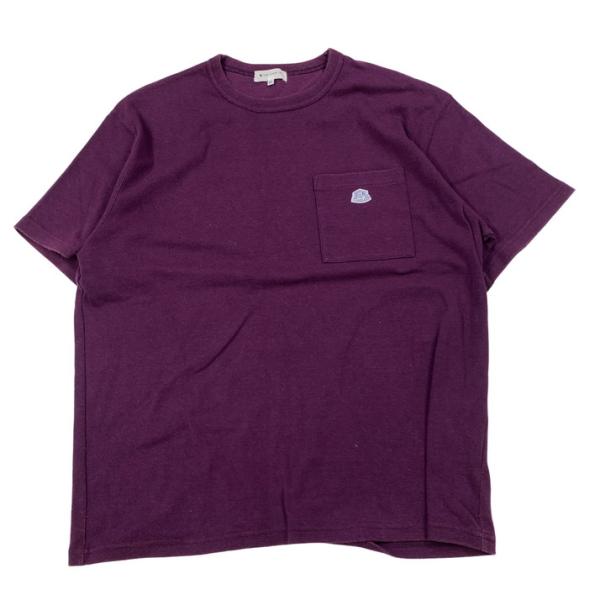 2505N-056 メンズ THE SHOP TK ザ ショップ ティーケー パープル 半袖Tシャツ...