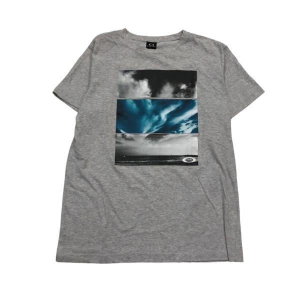 2507F-001 メンズ OAKLEY オークレイ グレー 半袖Tシャツ M 【送料一律！800円...