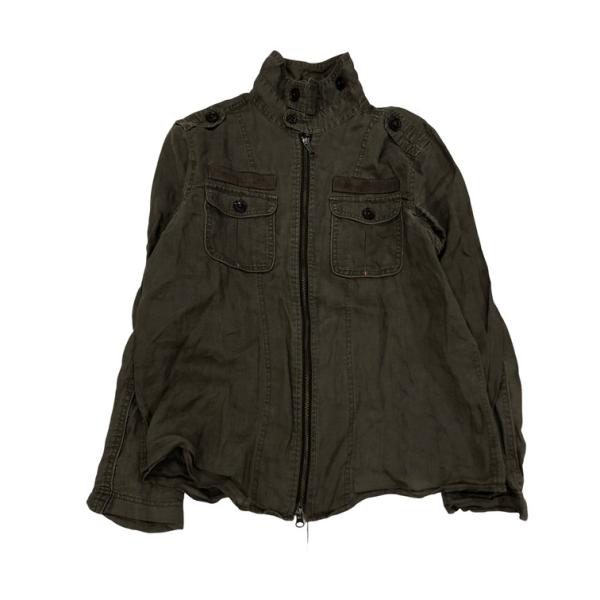 2512F-286 メンズ TK MIXPICE ティーケーミクスパイス ブラウン ミリタリージャケ...