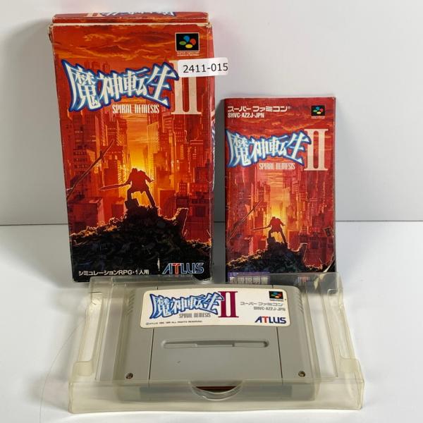 SFC 魔神転生2スパイラルネメシス 【動作確認済】 【送料一律500円】 【即日発送】 2411-...