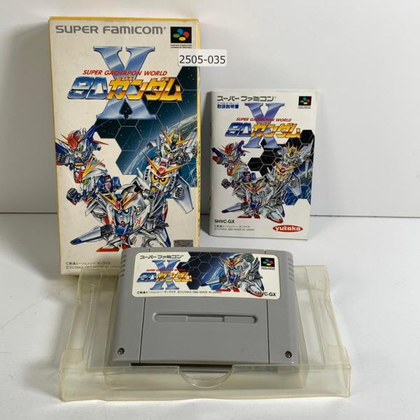 SFC SDガンダムX 【動作確認済】 【送料一律500円】 【即日発送】 2505-035