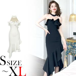 【売り尽くしセール】ワンピース 結婚式 ロング ノースリーブ セクシー ワンピ 大人 上品 きれいめ タイト タイトワンピース キャバ スナ