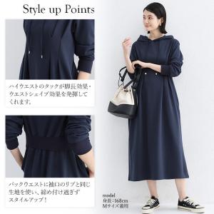 ワンピース レディース コットン 綿 長袖 2...の詳細画像5