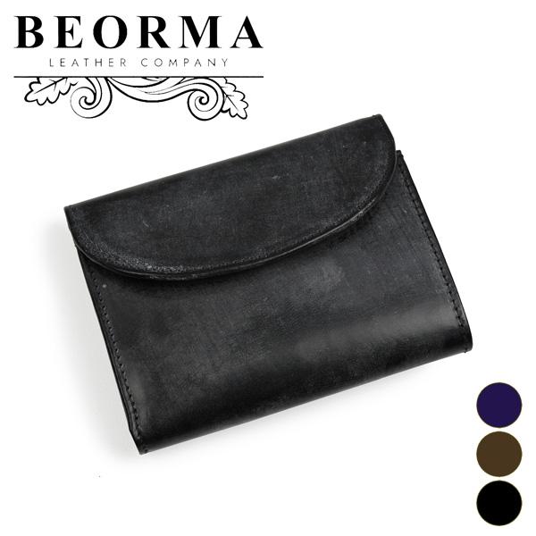 ベオーマレザーカンパニー BEORMA LEATHER COMPANY S0007 三つ折り財布 ブ...