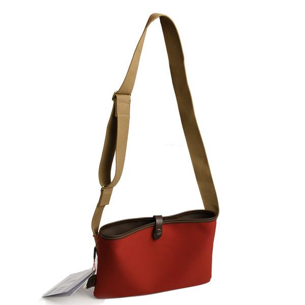 ビリンガム Billingham サコッシュ フラット ショルダーバッグ バーガンディ ラバーボンデ...