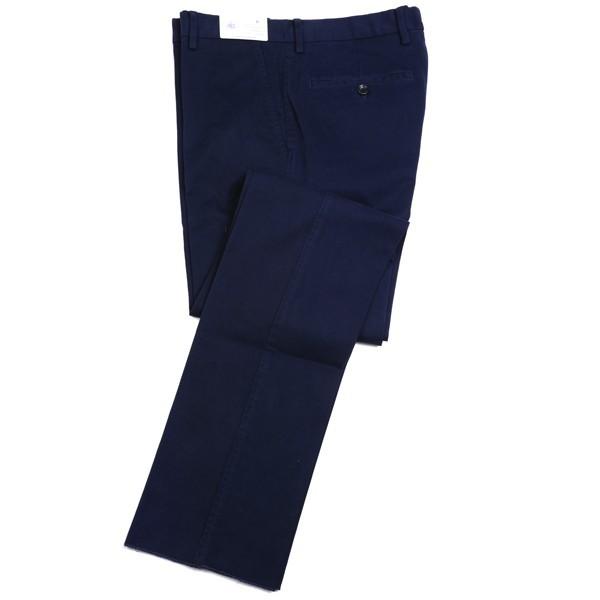 秋冬 Jプレス メンズ J.PRESS コットンパンツ トリコチンストレッチ スローンモデル ネイビ...