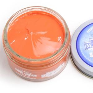 M.モゥブレィ M.MOWBRAY シュークリームジャー ブラッドオレンジ 807 スムースレザーの補色 栄養クリーム 乳化性革靴用クリーム