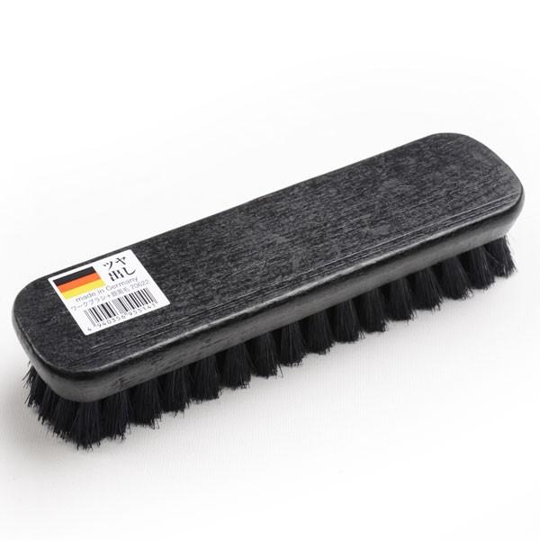 アール・アンド・デー (R&amp;D) ワークブラシ+（プラス） 豚毛 ブラック ドイツ製 スムースレザー...