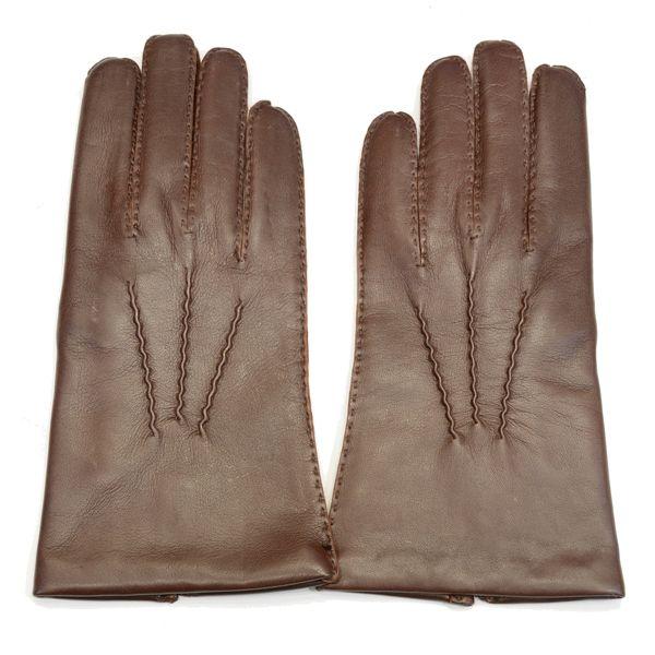 デンツ手袋(DENTS) メンズ用レザーグローブ（革手袋／LEATHER GLOVE）ヘアシープスキ...