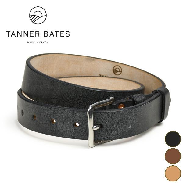 タナーベイツ TANNER BATES 一枚革ベルト ダートムア 32mm幅 7つ穴 オークバークベ...