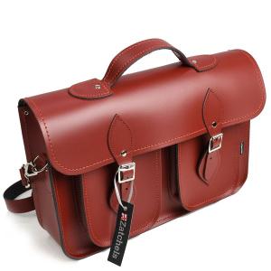 Zatchels（ザッチェルズ） ツインポケットサッチェルバッグ-14.5インチ