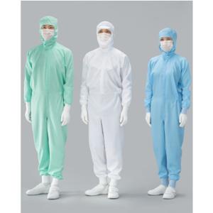 CR1860 清涼快適素材 防塵服 フード一体型クリーンスーツ ガードナー