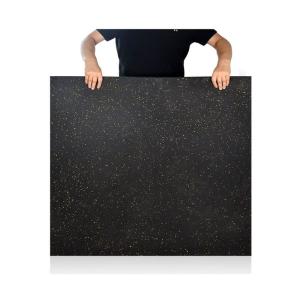 エクササイズマット 100×100cm トレーニングマット ジムマット ゴムマット 厚さ25mm 厚手 プロ用 ジム用マット フィットネスクラブ用 筋トレーニン｜etotvil2