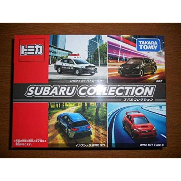 トミカ ギフト SUBARU COLLECTION 4台入 レガシィ/BRZ/インプレッサ/WRXの...