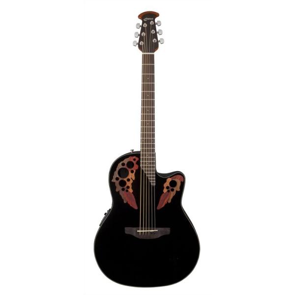 エレアコギター BLK エレクトリックアコースティックギター OVATION CE44-5-G Ce...