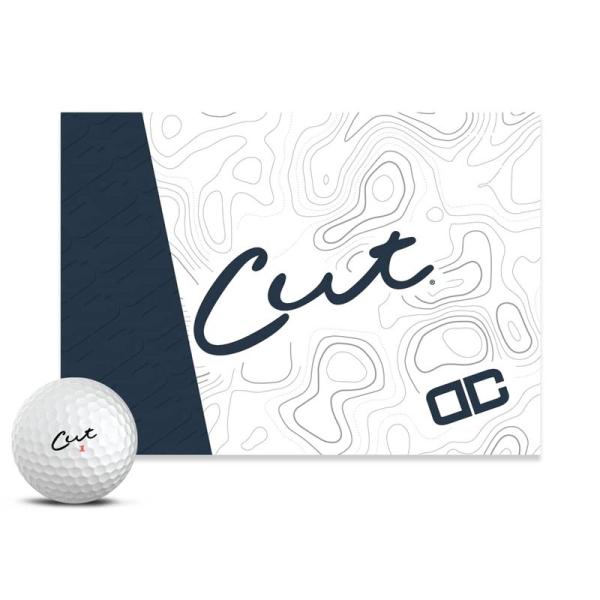 ゴルフボール CUT DC 1ダース全12球入 ウレタンカバー 4ピース構造 コンプレッション105...