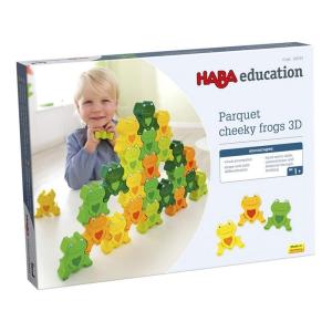 積み木 かえるつむつむ・25 おもちゃ HABA education ハバ エデュケーション WF158791｜etotvil2