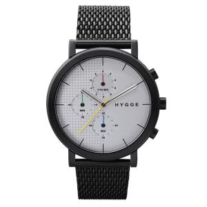 ヒュッゲ 腕時計 MSM2204BC(CH) 正規輸入品 ブラック