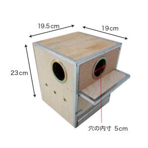 巣箱 ラブバード サザナミインコ ウロコインコ...の詳細画像2