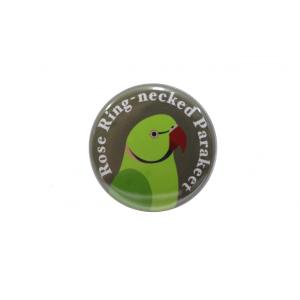 【ワカケホンセイインコ】オリジナル缶バッジ