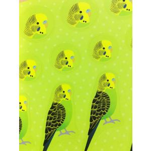 【セキセイ 緑】オリジナルシールの詳細画像1