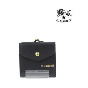 IL BISONTE（イルビゾンテ） ロゴエンボスドレザー 二つ折り財布