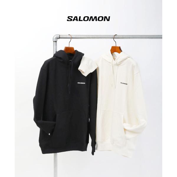 サロモン CHEST LOGO HOODIE M SALOMON 2025秋冬新作 メンズ 国内正規...