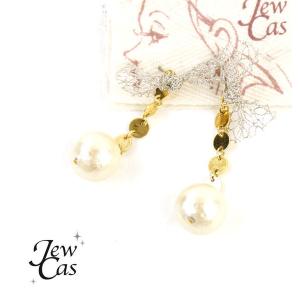 Jewel Casket(ジュアル キャスケット)コットンパール  フックピアス・JC1052-1211502【メール便可能2】｜etre-ys