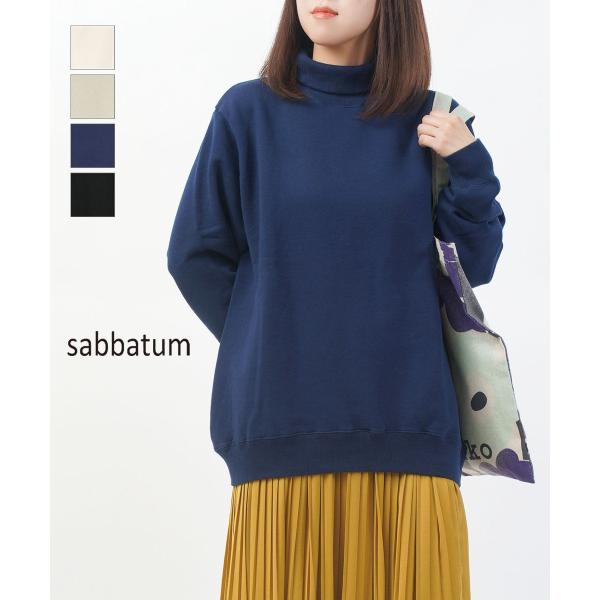 サバタム サイドパネルタートルプルオーバー Sabbatum 2025秋冬新作 レディース 国内正規...