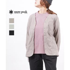 スノーピーク インサレーション 中綿カーディガン ライトアウター Flexible Insulated Cardigan Snow Peak 2022春夏新作 レディース 国内正規品