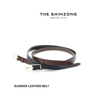 ザ シンゾーン レザーベルト 細ベルト SLENDER LEATHER BELT THE SHINZONE 2024春夏新作 レディース 国内正規品 メール便可能5｜etre