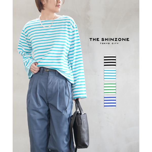 ザ シンゾーン マリンボーダーT MARINE BORDER TEE THE SHINZONE レデ...