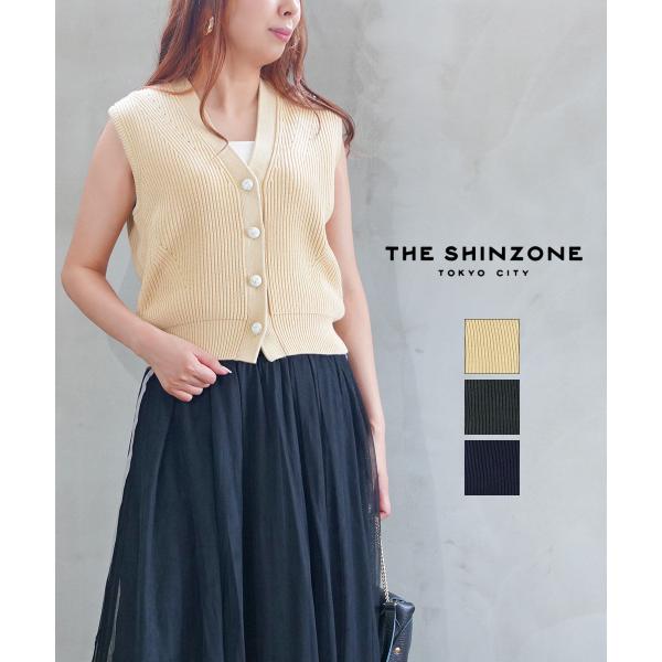 ザ シンゾーン FULL CARDIGAN KNIT VEST THE SHINZONE レディース...