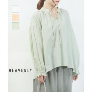ヘブンリー コットンリネンボードワッシャースモックプルオーバー HEAVENLY 2026春夏新作 レディース 国内正規品