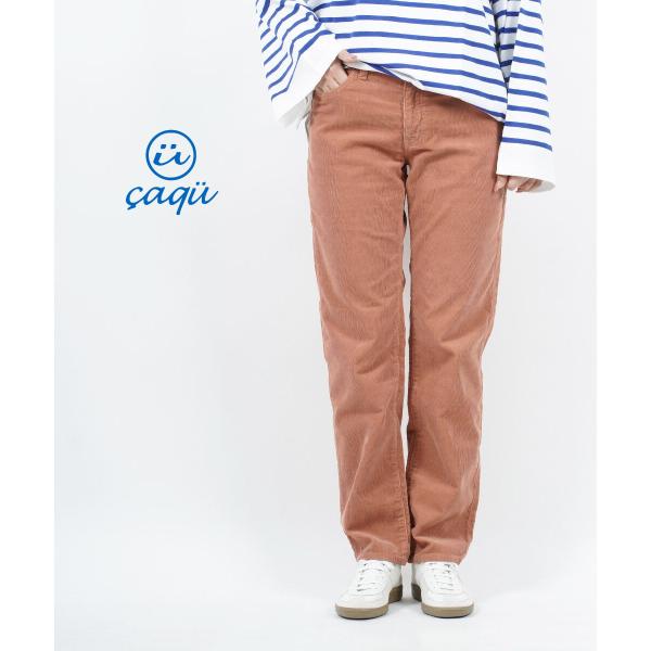 サキュウ ストレートパンツ FS cord roll-up boys caqu レディース 国内正規...