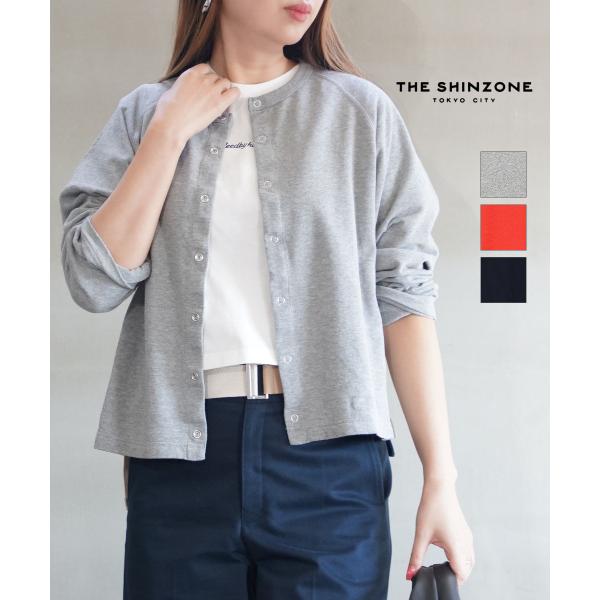 ザ シンゾーン INLAYED CARDIGAN THE SHINZONE 2026春夏新作 レディ...