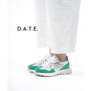 D.A.T.E. デイト スニーカー 靴 VETTA DELAVE WHITE ヴェッタ デラヴェ