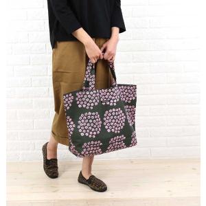 marimekko(マリメッコ)日本限定 コットンキャンバス トートバッグ “PUKETTI BAG JAPAN ”・5263142274-0061601