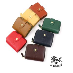 IL BISONTE（イルビゾンテ） 並行輸入 2つ折り財布 ダークブラウン