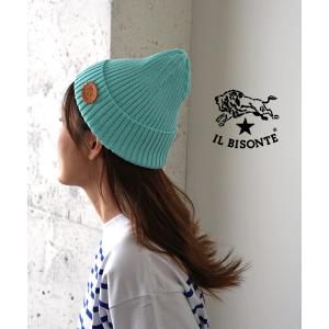 イルビゾンテ ニットキャップ ニット帽 IL BISONTE レディース 国内正規品 メール便可能5｜etre!par bleu comme bleu