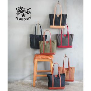 ILBISONTE　イルビゾンテ　トートバッグ　グレー　2〜3回使用 IL BISONTE（イルビゾンテ） トートバッグ IL BISONTE / ハンドバッグ