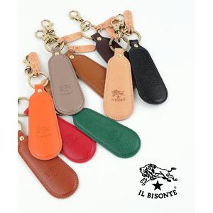 IL BISONTE（イルビゾンテ） レザーケース付き 携帯用 靴べらシュー