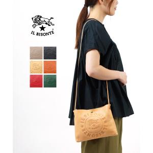 IL BISONTE（イルビゾンテ） IL BISONTE BIGロゴ レザー ショルダー