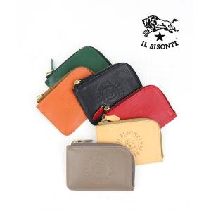 IL BISONTE（イルビゾンテ） カードケース 日本限定 キーリング付き