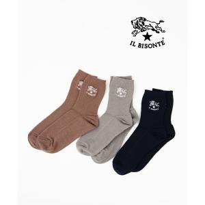 イルビゾンテ ロゴ刺繍ソックス IL BISON...の商品画像
