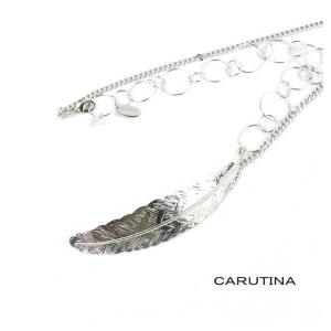 CARUTINA(カルティナ)羽モチーフ ネックレス シルバー・6036-80-1211601【メール便可能1】｜etre