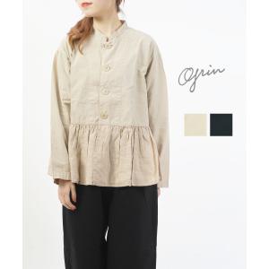 grin（グリン） タイプライタースタンドフリルシャツ レディース 国内